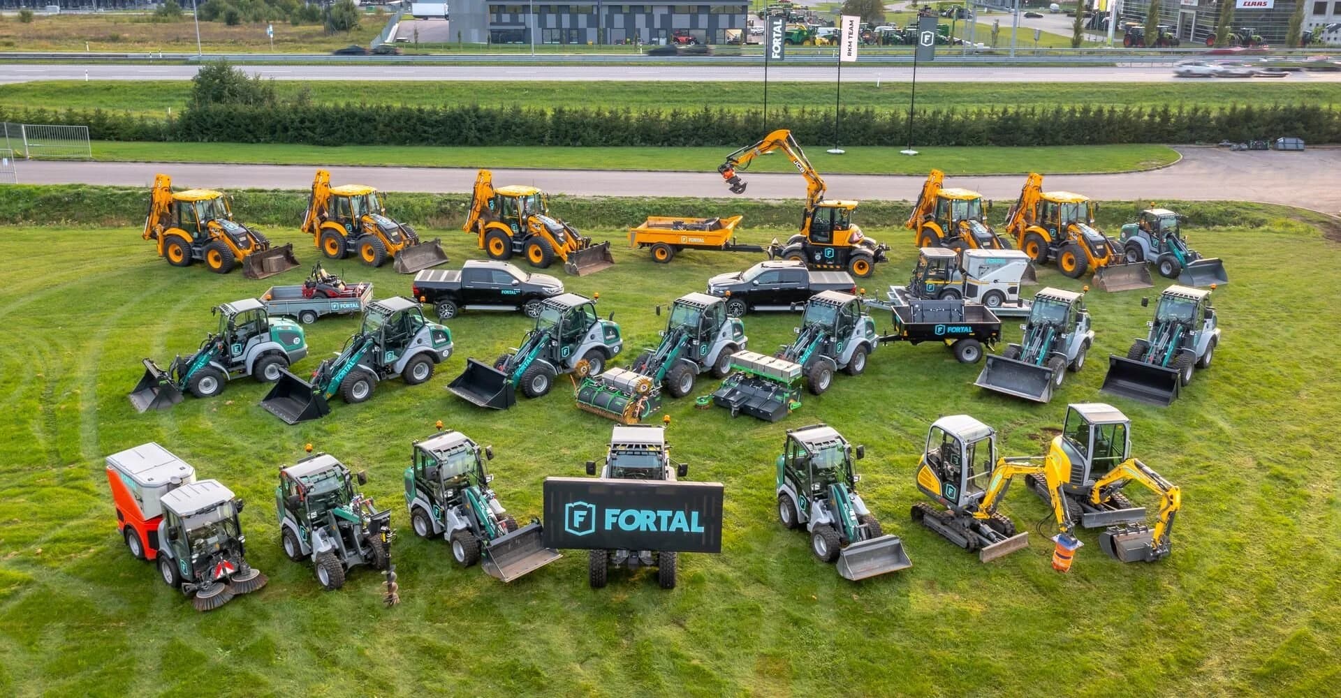 Fortal machine park managed with Syda